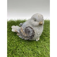 Szürke-barna madár (11,5 cm cm x 8,5 cm x 7,5 cm)