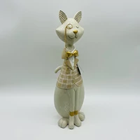 Cica monokli szemüveggel (37 cm x 11 cm x 9 cm)