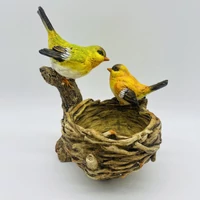 Madárkák fészekben (20 cm x 16,5 cm x 13 cm)