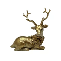 Arany karácsonyi figura szarvas (10 cm)