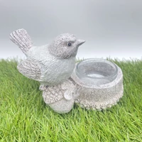 Kismadár teamécses tartóval (9 cm x 13 cm x 8 cm)