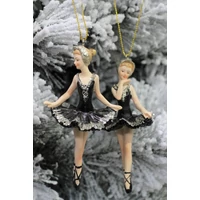 2 darabos felakasztható feketeruhás balett táncosnő