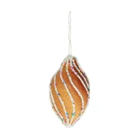 Mézeskalács dísz csavart, akasztós (13 cm x 8 cm x 8 cm )