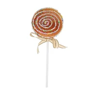 Mézeskalács nyalóka forgó mintás (9,5 cm x 26 cm x 2,3 cm)