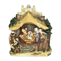 Betlehem LED-es (32 cm x 17,5 cm x 36 cm)