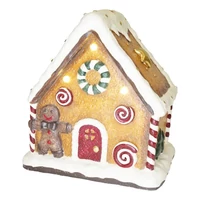 Mézeskalács ház LED-es (37 cm x 26 cm x 40,5 cm)