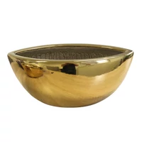 Arany, hosszúkás virágcserép (46 cm)