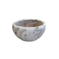 Fehér-arany virágcserép (27 cm)