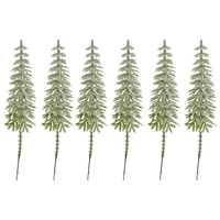 Fenyő szett havas, glitteres, betűzős 28 cm S/6