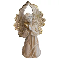 Krém angyal szívvel (25 cm)