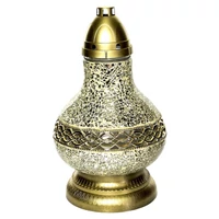 Arany luxus mécses sírra Vitrázs (31 cm)