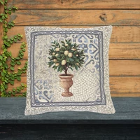 Toszkán kert (citromfás) - Díszpárna huzat (45 cm x 45 cm)