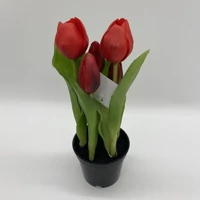 Élethű cserepes gumi tulipán (25 cm) TÖBB SZÍNBEN