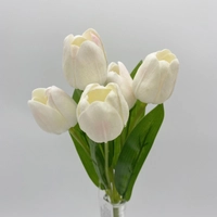 Tulipán csokor | 5 virágos | gumi (30 cm) TÖBB SZÍNBEN