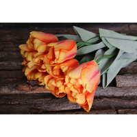Exclusive narancssárga gumi tulipán (67 cm)