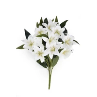 Liliom csokor - WHITE GREEN (63 cm) 