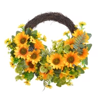 Napraforgó koszorú (40 cm)