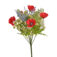 Pipacsos tavaszi csokor (34 cm)