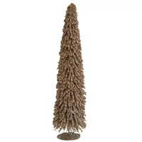 Arany díszes karácsonyfa (55 cm)