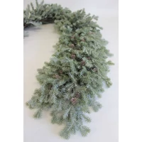 Karácsonyi füzér fenyőtobozokkal (195 cm)