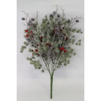 Tűlevelű ág tobozokkal és bogyókkal (40 cm)