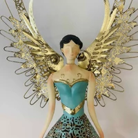 Fém angyal (68 cm x 35,5 cm x 13,5 cm)