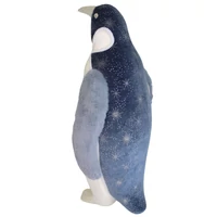 Jégkék karácsonyi dekoráció pingvin (58 cm)