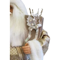 Arany karácsonyi dekoráció Mikulás (64 cm)