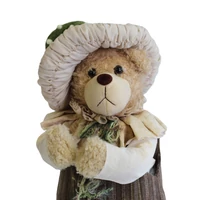 Natur dekorációs mackó (52 cm)