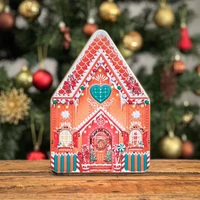 Mézeskalács ház sütis doboz (nagy)