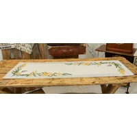 Sárga mimóza virágos - Kis futó (37 cm x 100 cm) 