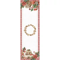 SWEET mézeskalácsos asztali futó, (45 cm x 140 cm)