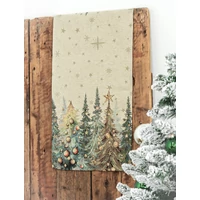 Csillogó erdő - Extra nagy futó (44 cm x 180 cm) | arany lurex