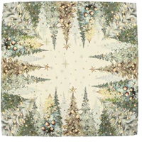 Csillogó erdő - Asztalközép (96 cm x 100 cm) | arany lurex