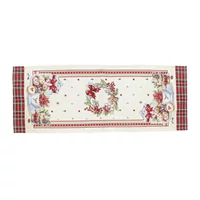 Ünnepi sütis - Nagy futó (44 cm x 140 cm) | ezüst lurex