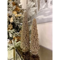 Arany díszes karácsonyfa (55 cm)