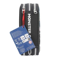 Monster Cars 3 Emeletes Töltött Tolltartó LED rendőrautó