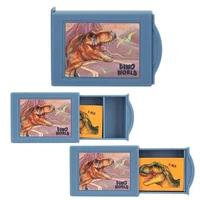 Dino World radír varázsdobozban (TÖBBFÉLE)