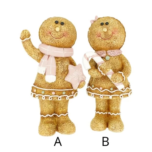 Mézeskalács figurák (7 cm x 5 cm x 15 cm) TÖBBFÉLE