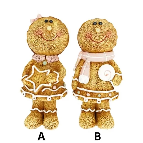 Mézeskalács figurák (4,5 cm x 3,5 cm x 9,5 cm) TÖBBFÉLE