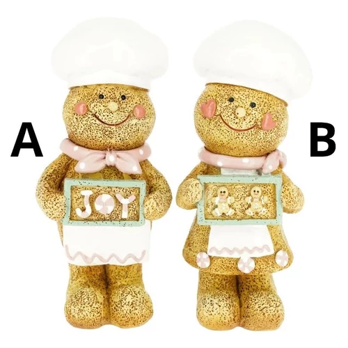 Mézeskalács figura szakácssapkában, álló (5,5 cm x 4 cm x 13 cm)  TÖBBFÉLE