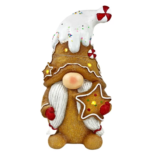 LED - es mézeskalács manó (40,5 cm x 23,5 cm x 14,5 cm)