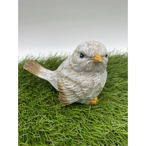 Fehér madárka (8,5 cm cm x 6,5 cm x,5 cm)
