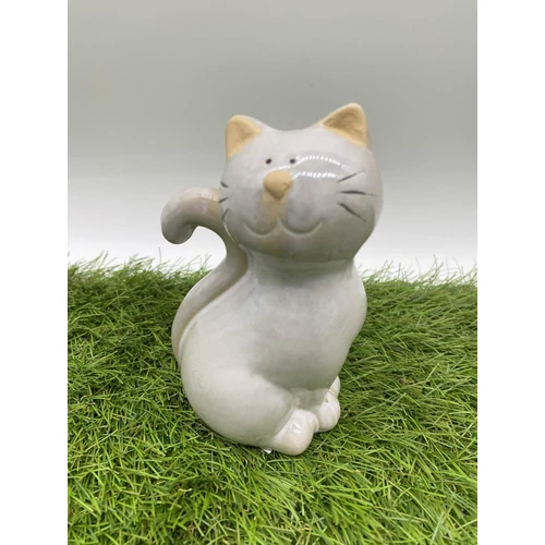 Ülő cica (12 cm x 7 cm x 6 cm)