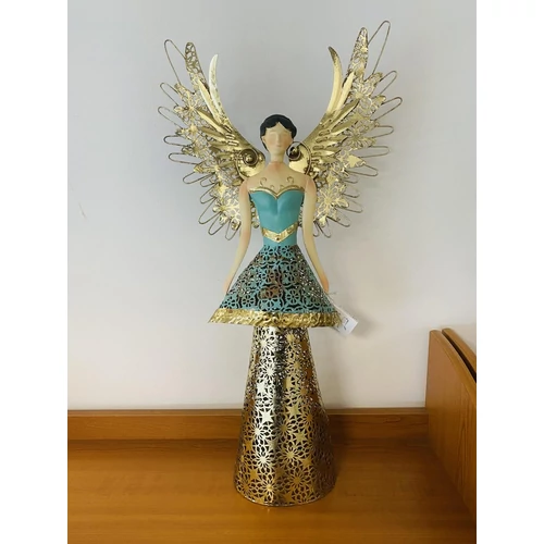 Fém angyal (68 cm x 35,5 cm x 13,5 cm)