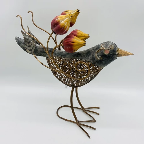Fém madár (31 cm x 31 cm x 12 cm)