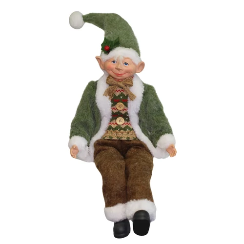 Karácsonyi manó Natur (40 cm)