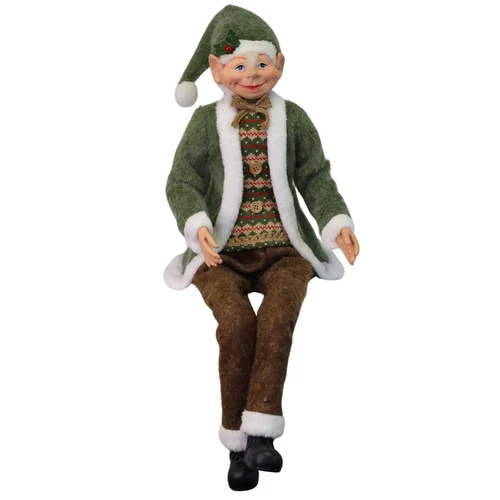 Karácsonyi manó Natur (65 cm)