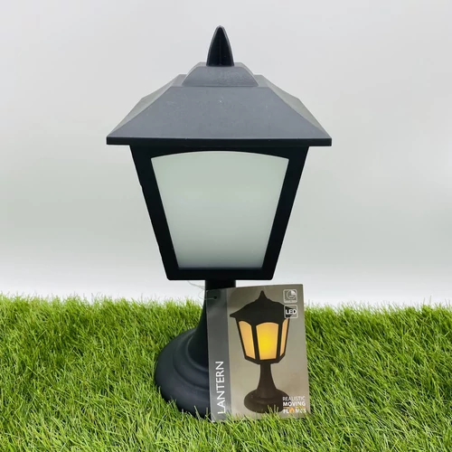Talpas lámpa LED-es láng effekttel (27cm)
