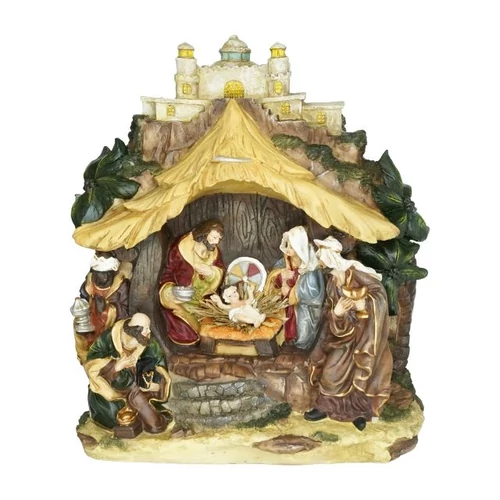 Betlehem LED-es (32 cm x 17,5 cm x 36 cm)